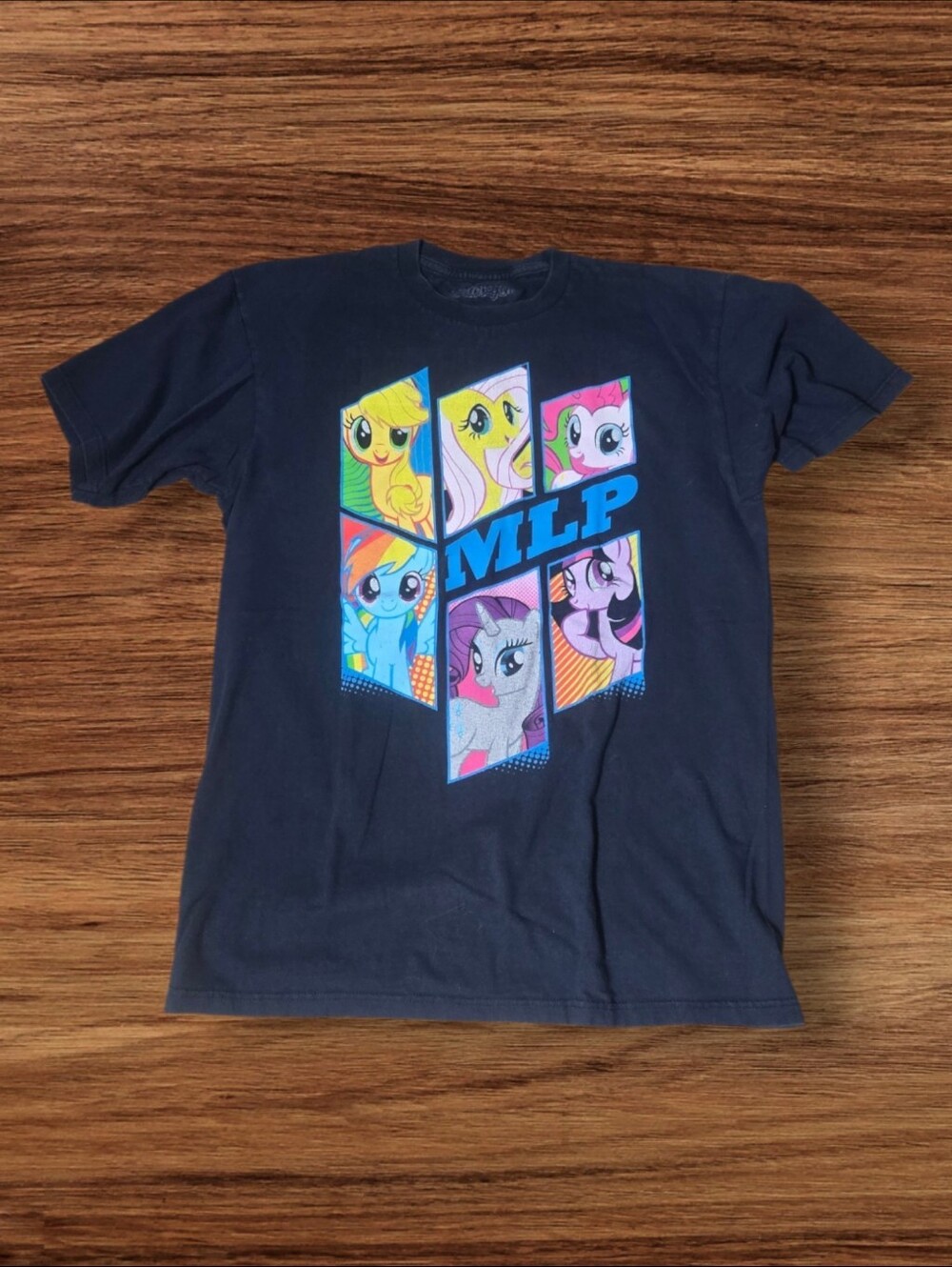 WeLoveFine Y2K Navy Blue My Little Pony Graphic Tee